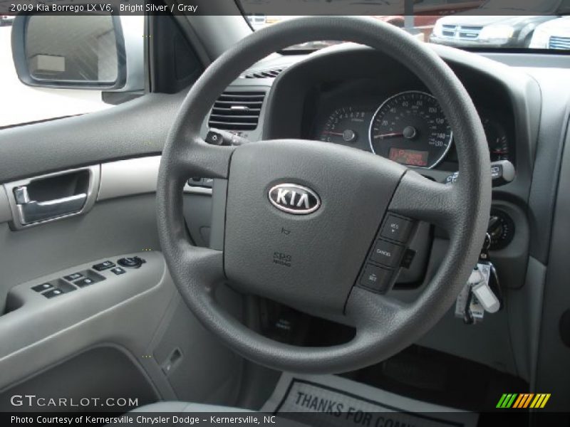 Bright Silver / Gray 2009 Kia Borrego LX V6