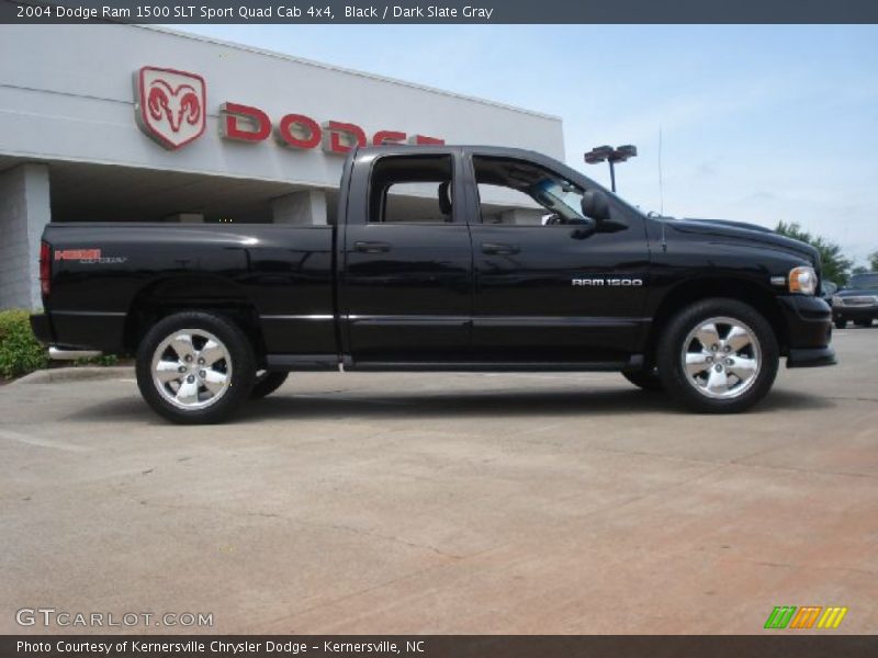 Black / Dark Slate Gray 2004 Dodge Ram 1500 SLT Sport Quad Cab 4x4