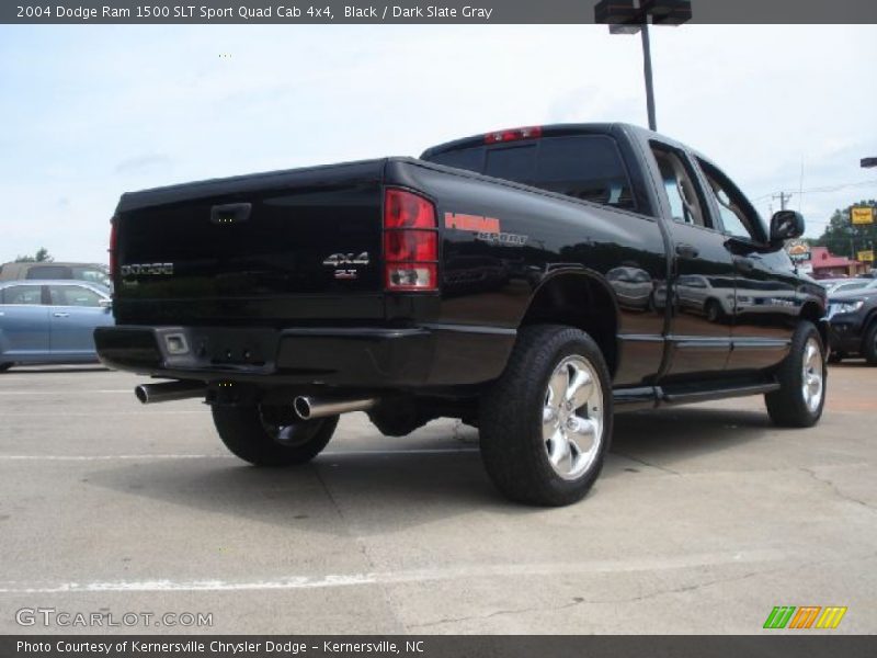 Black / Dark Slate Gray 2004 Dodge Ram 1500 SLT Sport Quad Cab 4x4