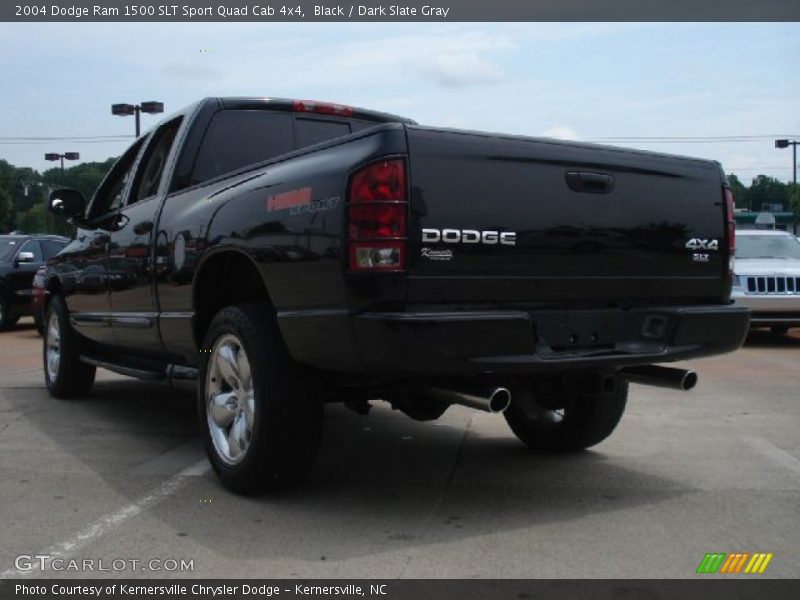Black / Dark Slate Gray 2004 Dodge Ram 1500 SLT Sport Quad Cab 4x4