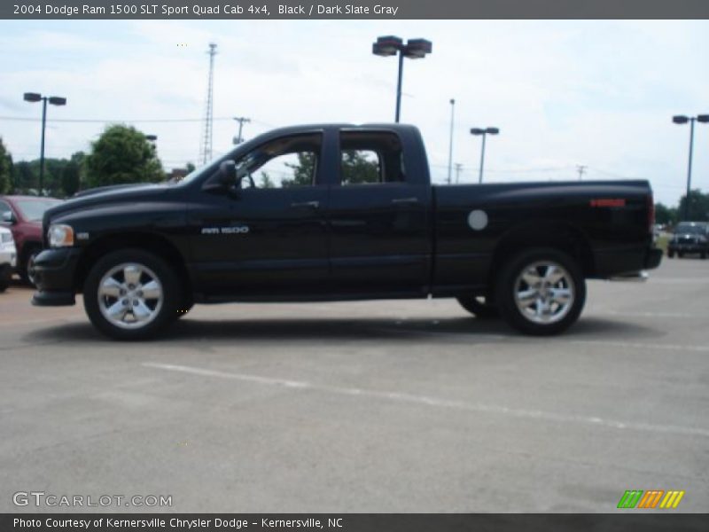 Black / Dark Slate Gray 2004 Dodge Ram 1500 SLT Sport Quad Cab 4x4