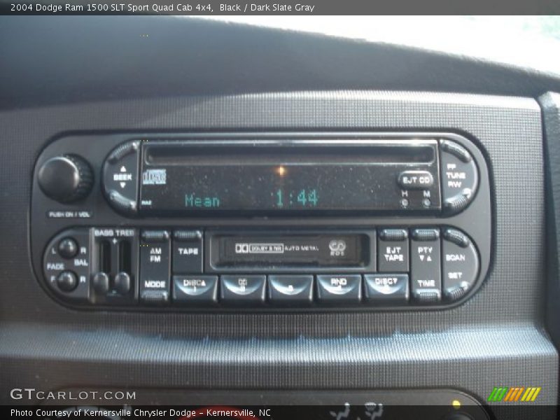 Black / Dark Slate Gray 2004 Dodge Ram 1500 SLT Sport Quad Cab 4x4