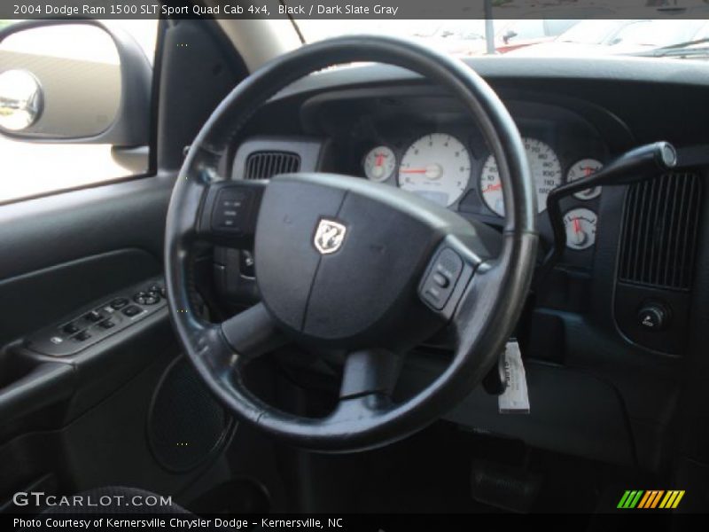 Black / Dark Slate Gray 2004 Dodge Ram 1500 SLT Sport Quad Cab 4x4