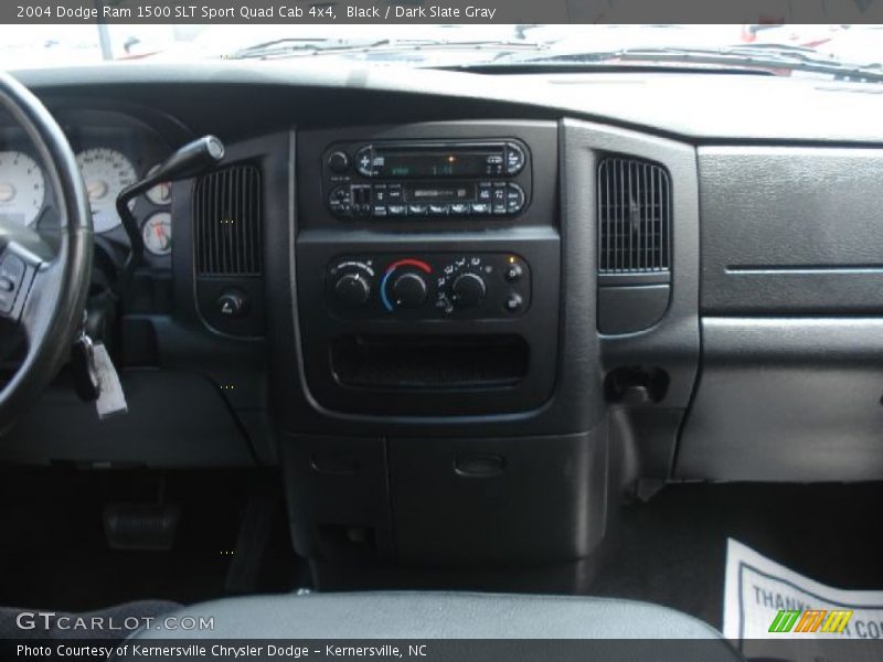 Black / Dark Slate Gray 2004 Dodge Ram 1500 SLT Sport Quad Cab 4x4
