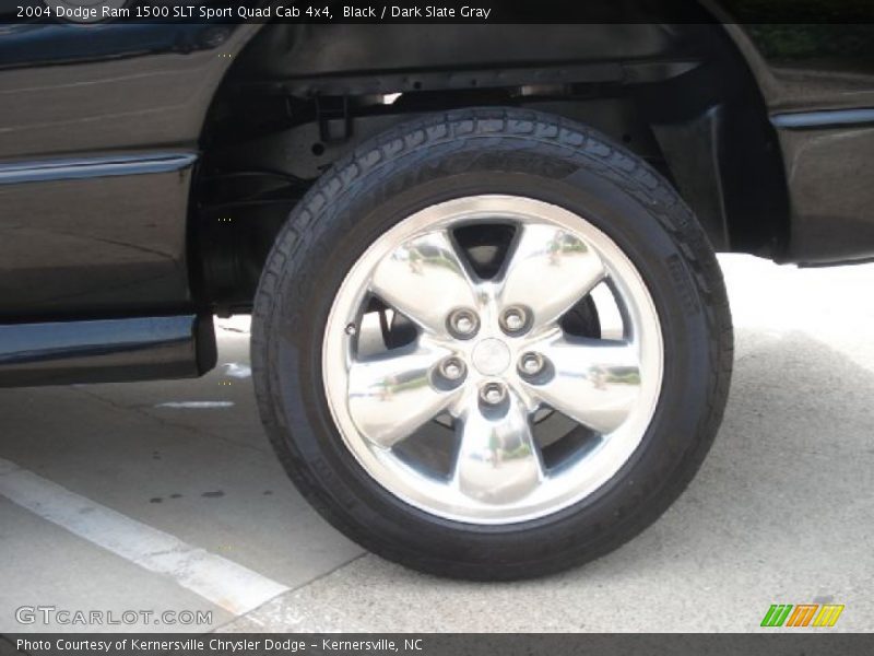 Black / Dark Slate Gray 2004 Dodge Ram 1500 SLT Sport Quad Cab 4x4