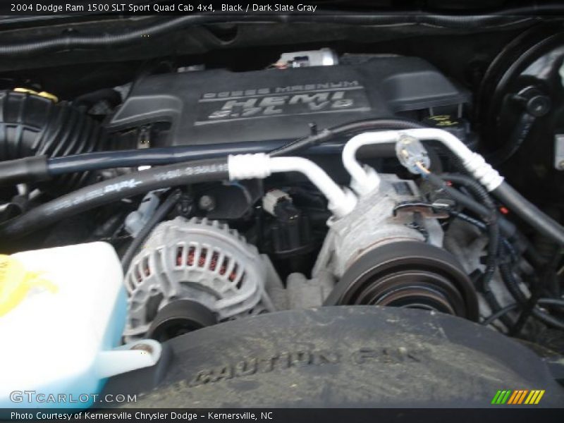 Black / Dark Slate Gray 2004 Dodge Ram 1500 SLT Sport Quad Cab 4x4