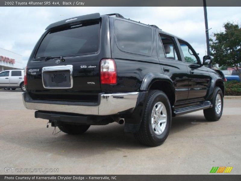 Black / Gray 2002 Toyota 4Runner SR5 4x4