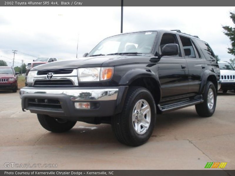 Black / Gray 2002 Toyota 4Runner SR5 4x4