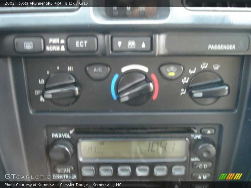 Black / Gray 2002 Toyota 4Runner SR5 4x4