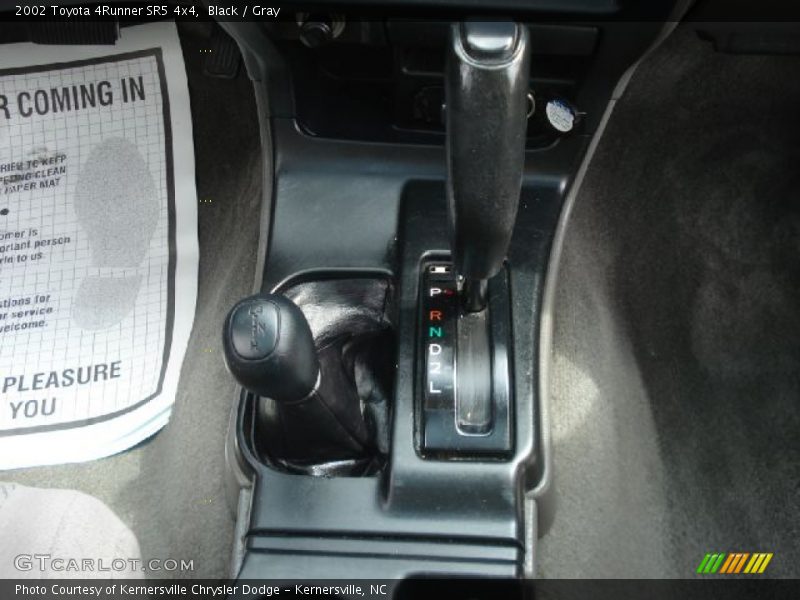 Black / Gray 2002 Toyota 4Runner SR5 4x4