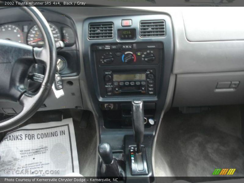 Black / Gray 2002 Toyota 4Runner SR5 4x4