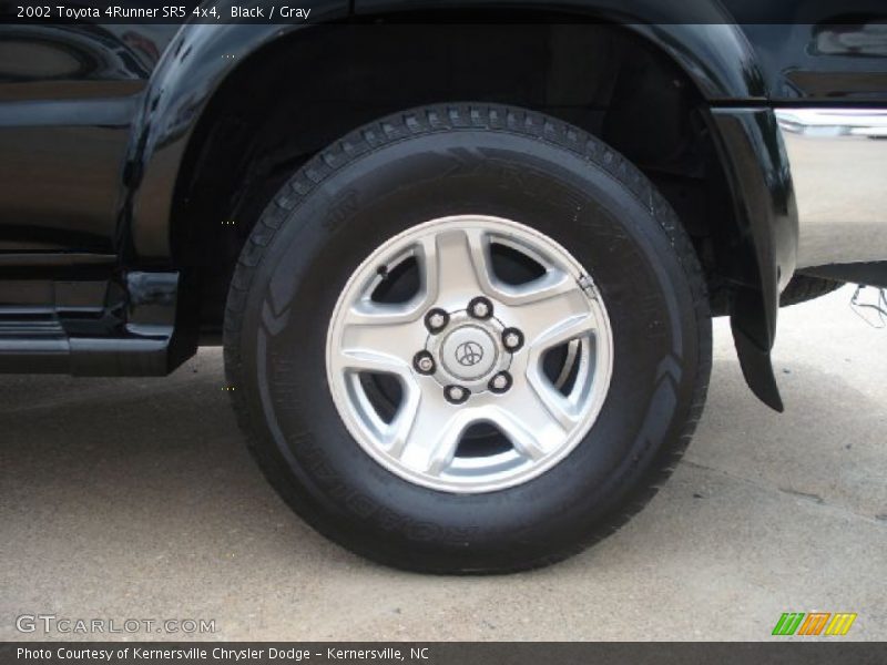 Black / Gray 2002 Toyota 4Runner SR5 4x4