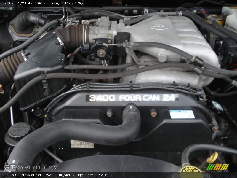 Black / Gray 2002 Toyota 4Runner SR5 4x4