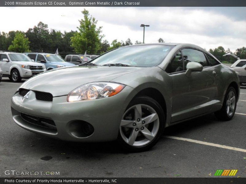 Optimist Green Metallic / Dark Charcoal 2008 Mitsubishi Eclipse GS Coupe