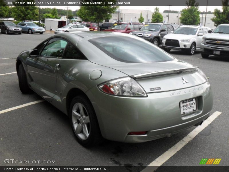 Optimist Green Metallic / Dark Charcoal 2008 Mitsubishi Eclipse GS Coupe