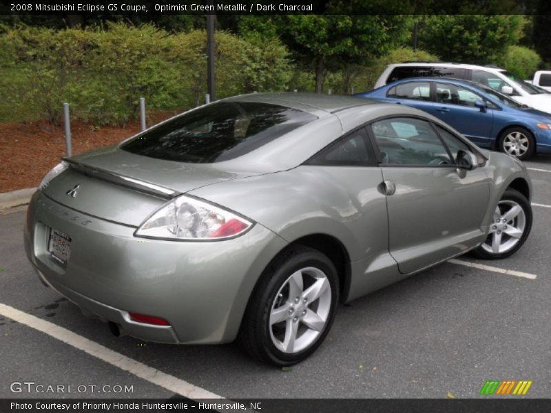 Optimist Green Metallic / Dark Charcoal 2008 Mitsubishi Eclipse GS Coupe