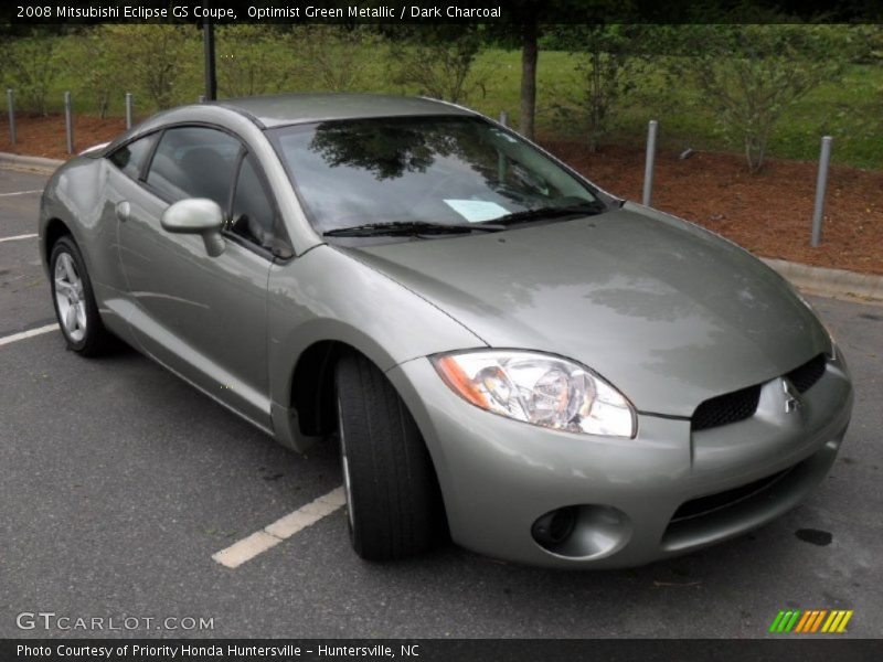 Optimist Green Metallic / Dark Charcoal 2008 Mitsubishi Eclipse GS Coupe