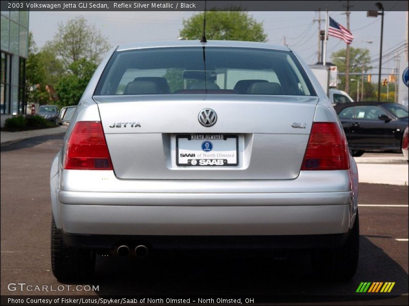 Reflex Silver Metallic / Black 2003 Volkswagen Jetta GLI Sedan