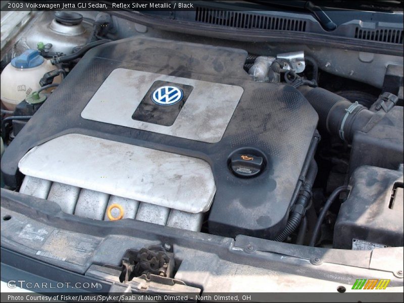 Reflex Silver Metallic / Black 2003 Volkswagen Jetta GLI Sedan
