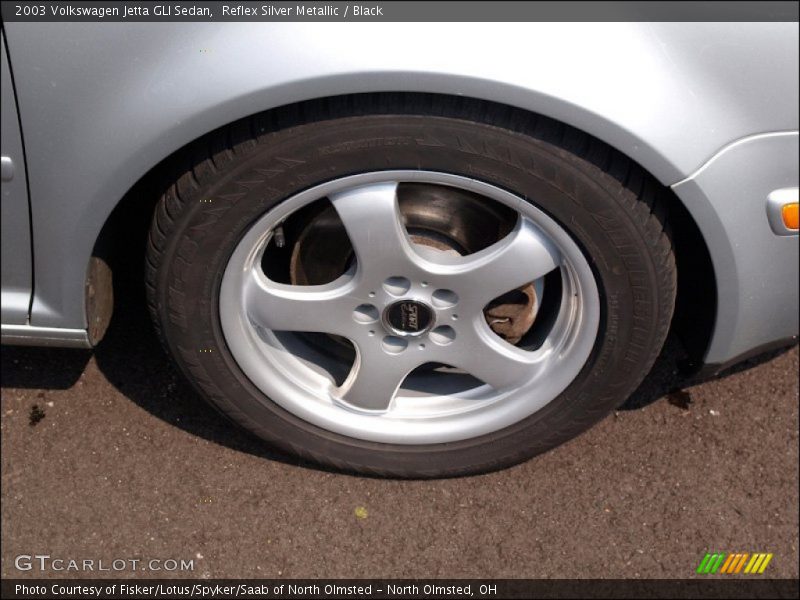 Reflex Silver Metallic / Black 2003 Volkswagen Jetta GLI Sedan