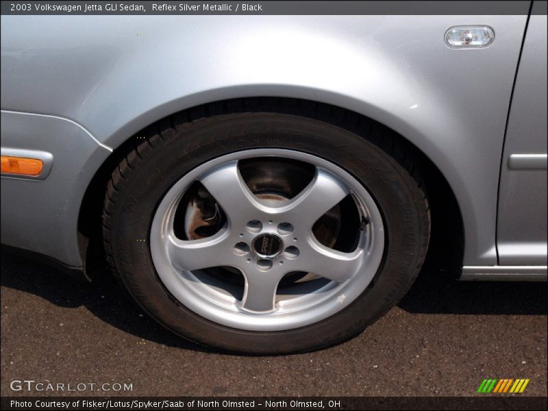 Reflex Silver Metallic / Black 2003 Volkswagen Jetta GLI Sedan