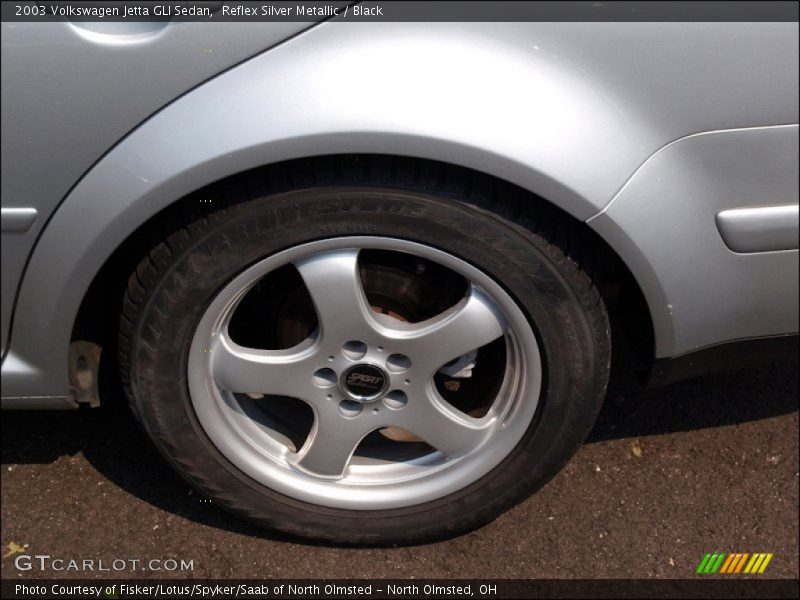 Reflex Silver Metallic / Black 2003 Volkswagen Jetta GLI Sedan