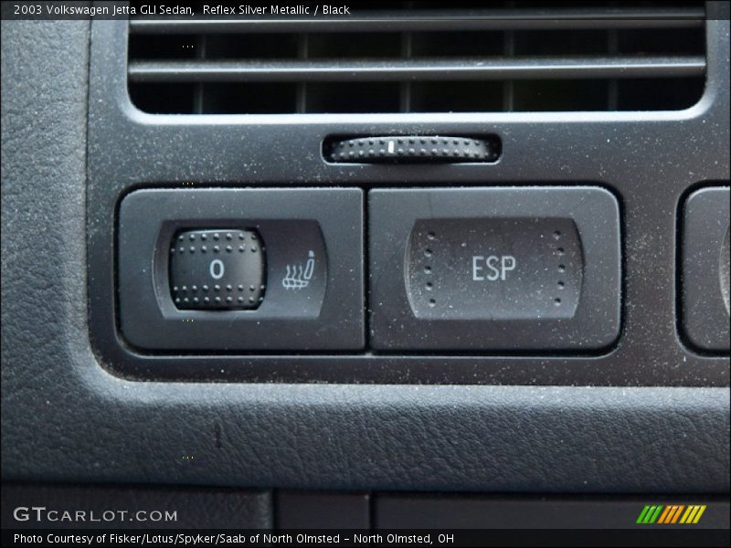Reflex Silver Metallic / Black 2003 Volkswagen Jetta GLI Sedan