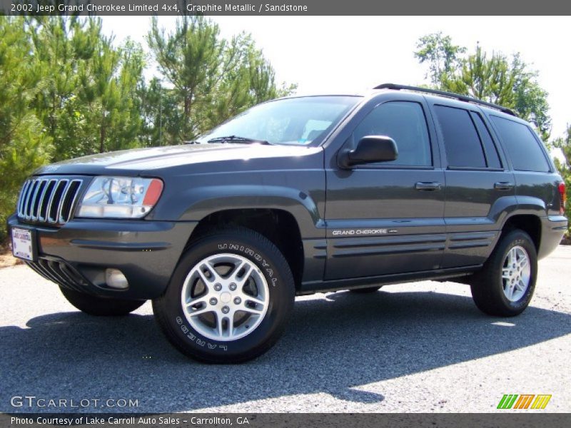 Graphite Metallic / Sandstone 2002 Jeep Grand Cherokee Limited 4x4