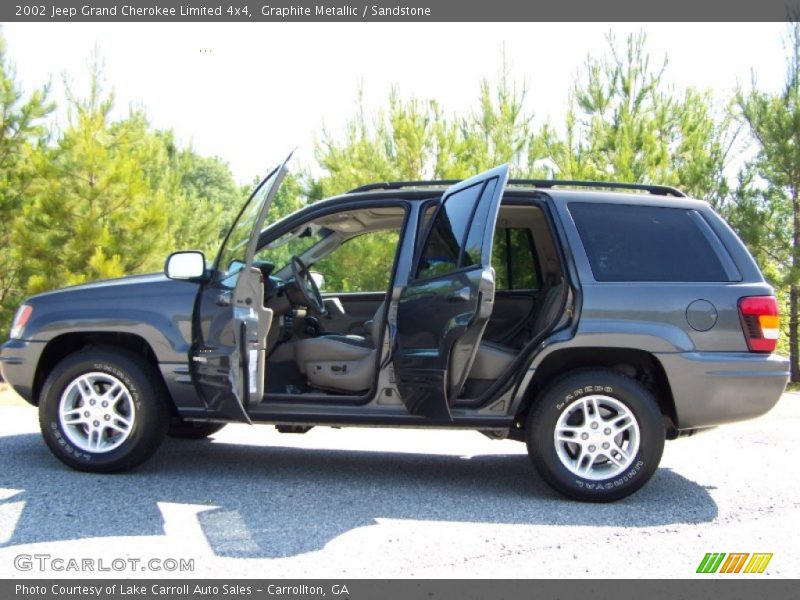 Graphite Metallic / Sandstone 2002 Jeep Grand Cherokee Limited 4x4