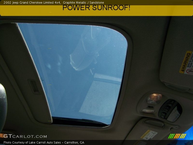 Graphite Metallic / Sandstone 2002 Jeep Grand Cherokee Limited 4x4
