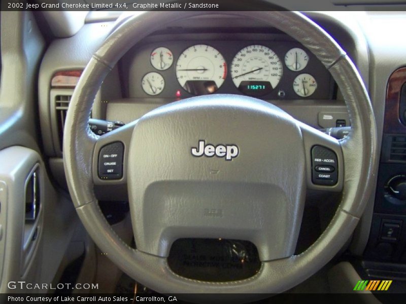 Graphite Metallic / Sandstone 2002 Jeep Grand Cherokee Limited 4x4