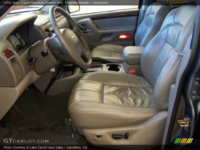 Graphite Metallic / Sandstone 2002 Jeep Grand Cherokee Limited 4x4