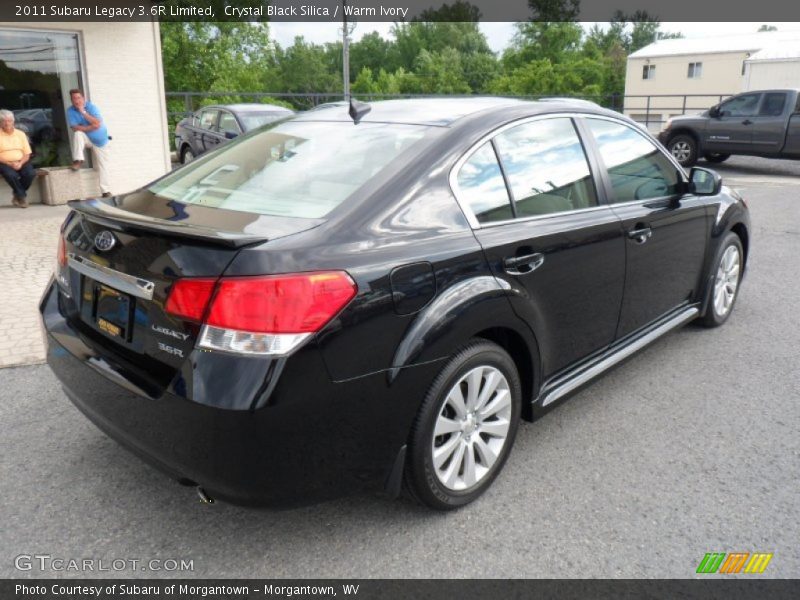 Crystal Black Silica / Warm Ivory 2011 Subaru Legacy 3.6R Limited