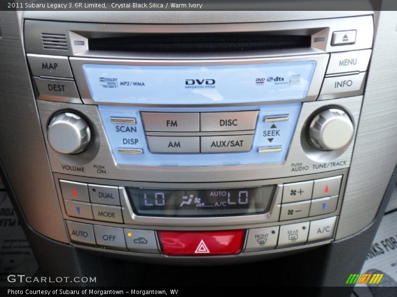 Controls of 2011 Legacy 3.6R Limited