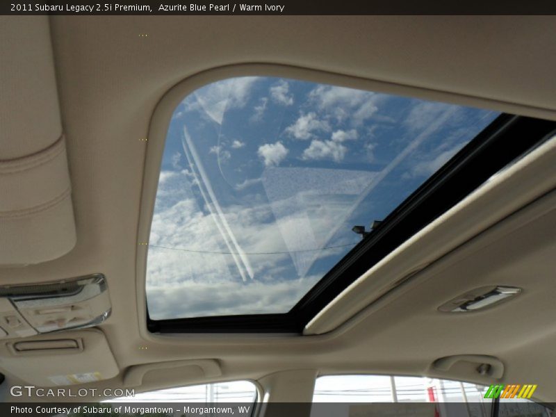 Azurite Blue Pearl / Warm Ivory 2011 Subaru Legacy 2.5i Premium