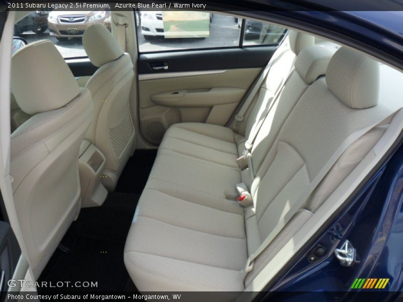 Azurite Blue Pearl / Warm Ivory 2011 Subaru Legacy 2.5i Premium