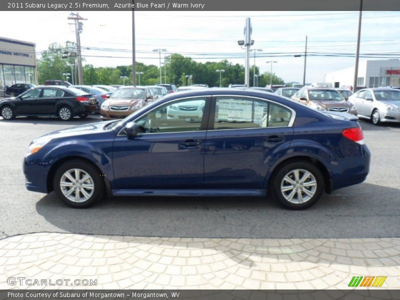 Azurite Blue Pearl / Warm Ivory 2011 Subaru Legacy 2.5i Premium