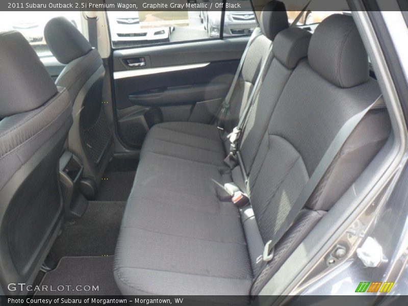 Graphite Gray Metallic / Off Black 2011 Subaru Outback 2.5i Premium Wagon