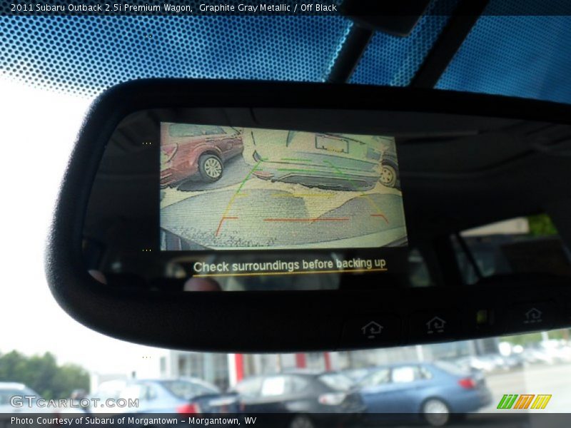 Graphite Gray Metallic / Off Black 2011 Subaru Outback 2.5i Premium Wagon