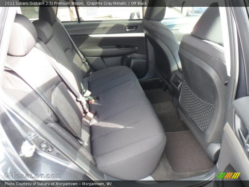 Graphite Gray Metallic / Off Black 2011 Subaru Outback 2.5i Premium Wagon