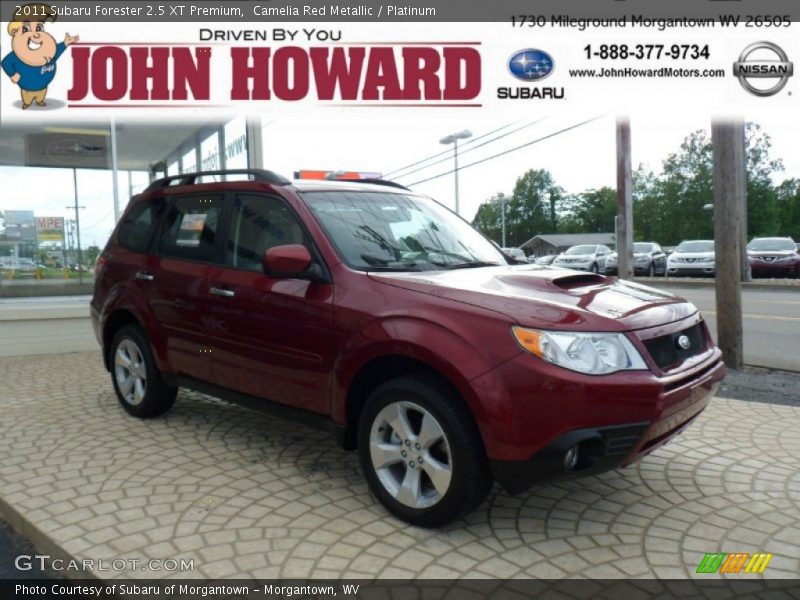 Camelia Red Metallic / Platinum 2011 Subaru Forester 2.5 XT Premium