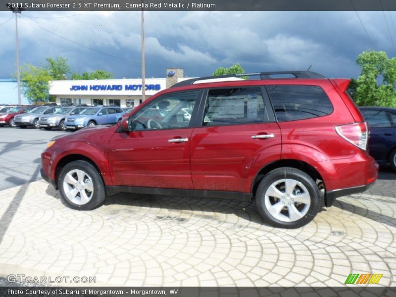 Camelia Red Metallic / Platinum 2011 Subaru Forester 2.5 XT Premium