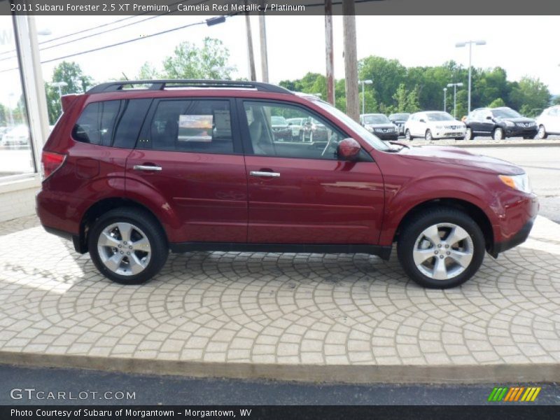Camelia Red Metallic / Platinum 2011 Subaru Forester 2.5 XT Premium