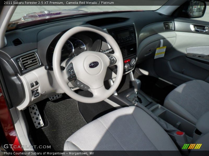 Camelia Red Metallic / Platinum 2011 Subaru Forester 2.5 XT Premium