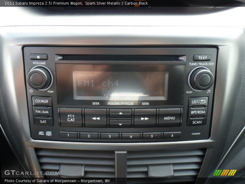 Controls of 2011 Impreza 2.5i Premium Wagon
