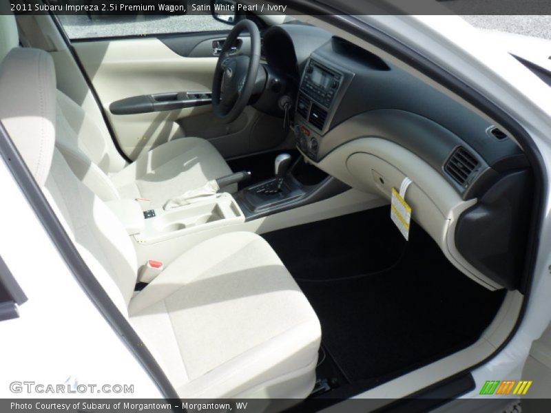 Satin White Pearl / Ivory 2011 Subaru Impreza 2.5i Premium Wagon