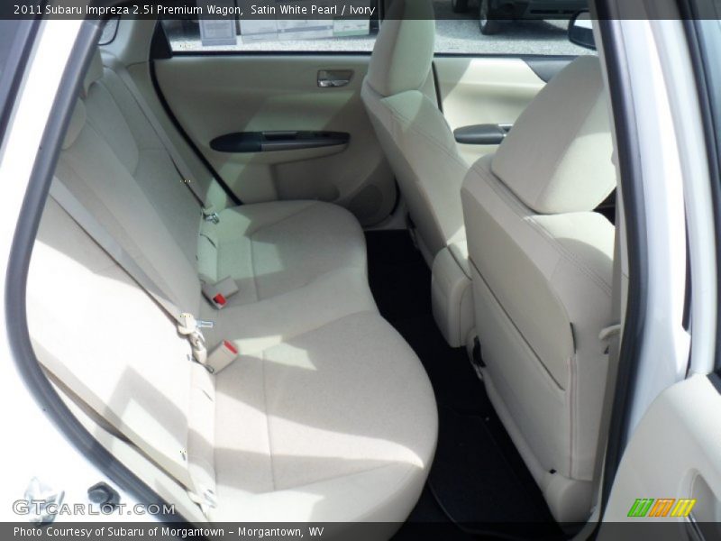 Satin White Pearl / Ivory 2011 Subaru Impreza 2.5i Premium Wagon