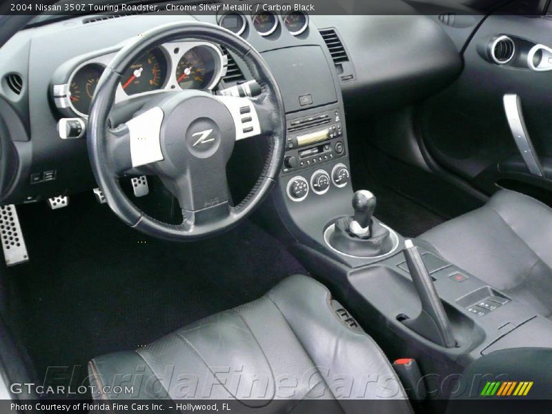 Chrome Silver Metallic / Carbon Black 2004 Nissan 350Z Touring Roadster