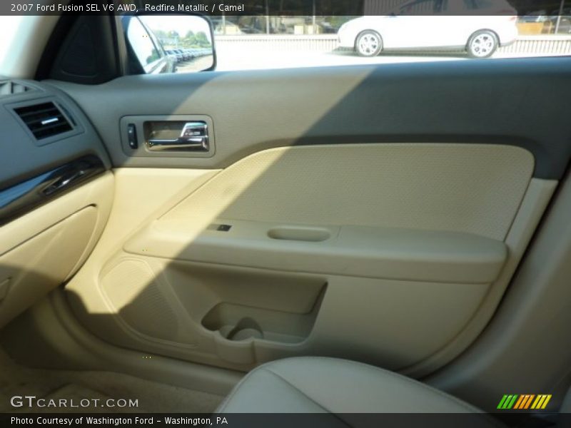Redfire Metallic / Camel 2007 Ford Fusion SEL V6 AWD