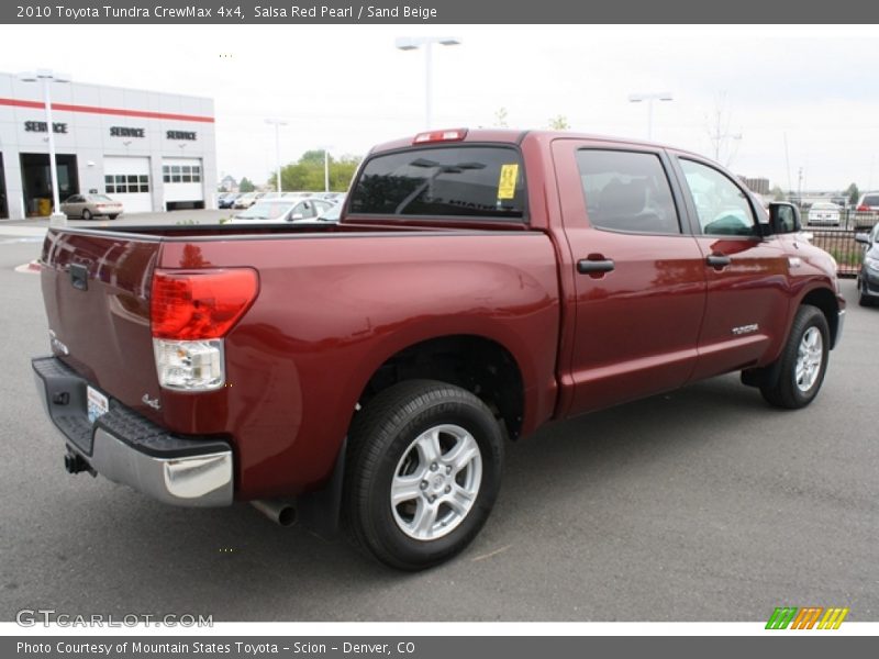 Salsa Red Pearl / Sand Beige 2010 Toyota Tundra CrewMax 4x4